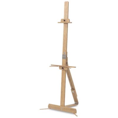 Slim, Sleek, and tall, the Solid Oak Professional Easel is ready to support a masterpiece